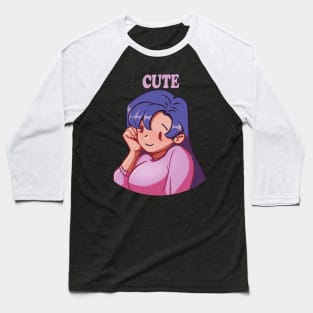 Cute girl design Baseball T-Shirt